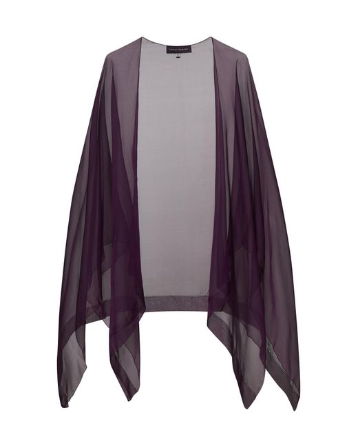 Talbot Runhof Purple Coat