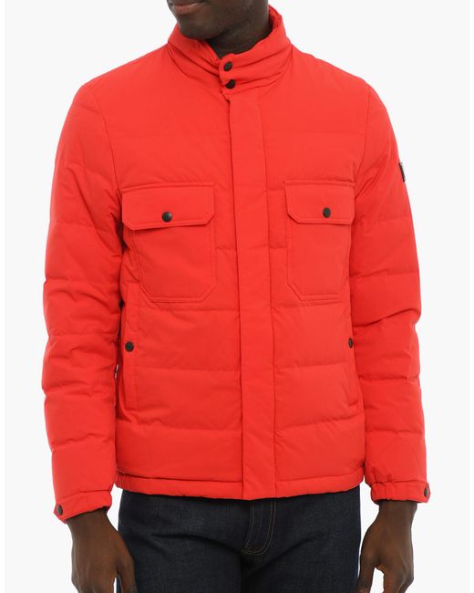 Woolrich Red Sierra Stag Down Jacket for men