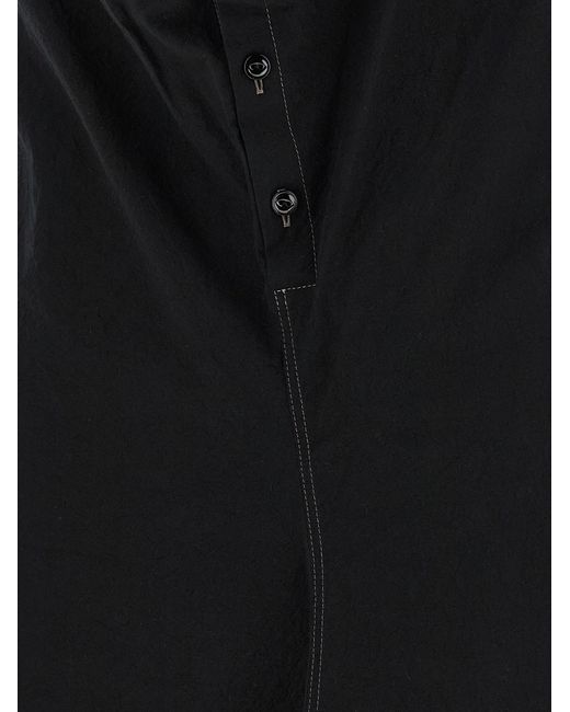 Lemaire Black 'Soft Collar' Dress
