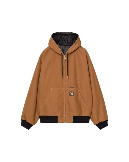 Carhartt Black Leather Outerwear for men