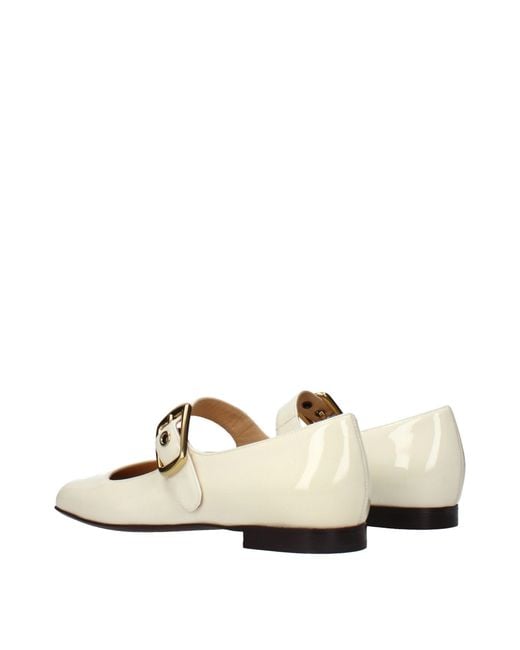 Chloé Natural Leather Ballet Flats