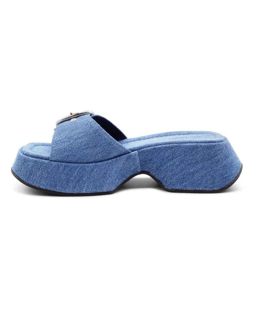 Vic Matié Blue Mini Yoko Slip-Ons