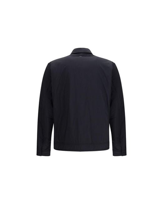 Herno Blue Nylon Shell Jacket Clothing for men