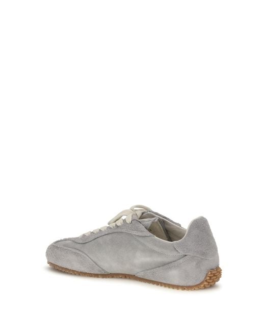 Axel Arigato Gray Sneakers Daze Runner-Off/Off Calf Leather Trainers for men