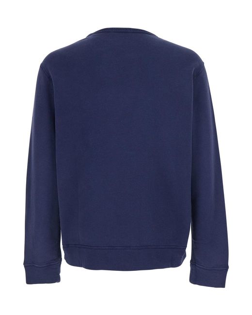 Polo Ralph Lauren Blue Sweatshirt Crewneck Cotton for men