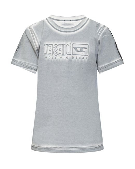DIESEL Gray T-Regsn5 T-Shirt