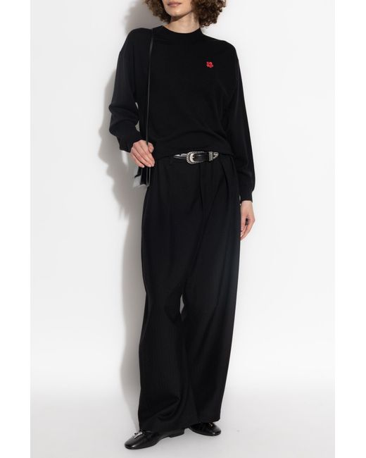 KENZO Black Wool Sweater