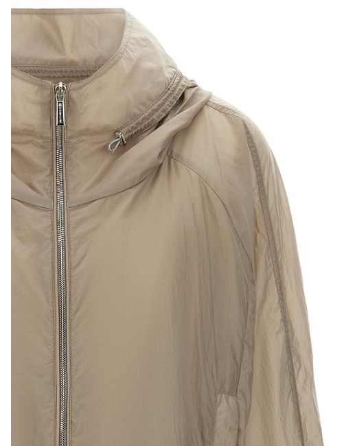 Moorer Brown Lumina Windbreaker Polyester Down Jacket, Parka, Casual Jackets