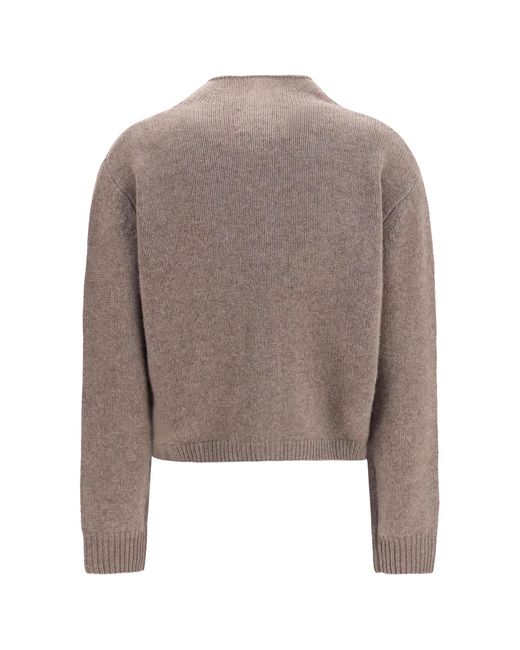 Lisa Yang Brown Zirelle Cardigan Kashmir/Capra Hircus