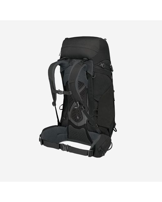Osprey Black Kestrel 48 Backpack Recycled Polyamide Backpacks for men
