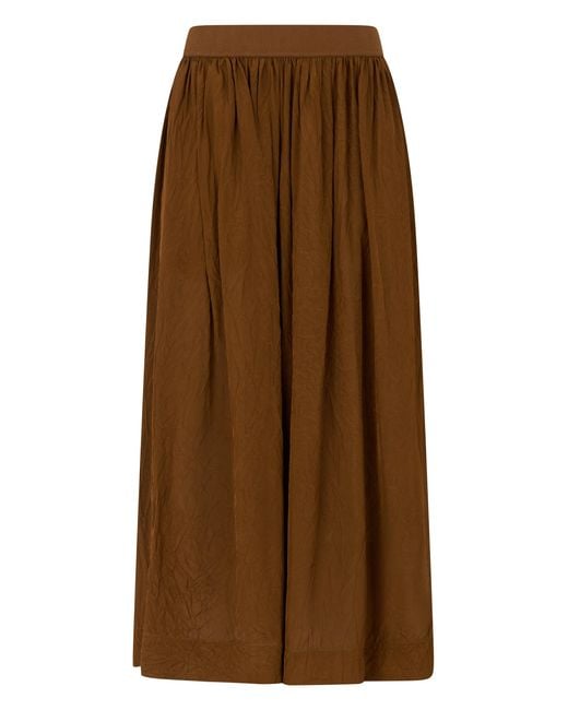 Uma Wang Brown Skirt, Long Viscose