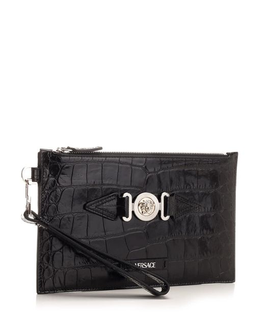 Mens versace pouch sale