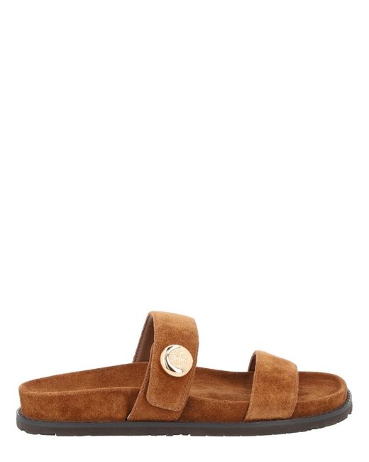 Tory Burch Brown Sandals Romy Calf Leather