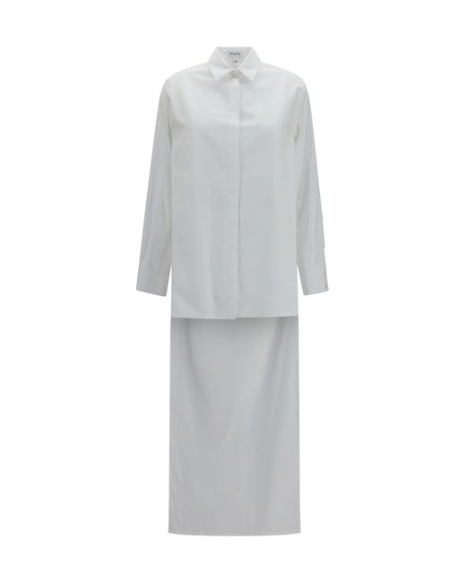 Alaïa White Shirt Cotton Poplin