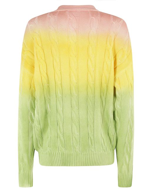 MSGM Yellow Maglia Sweater