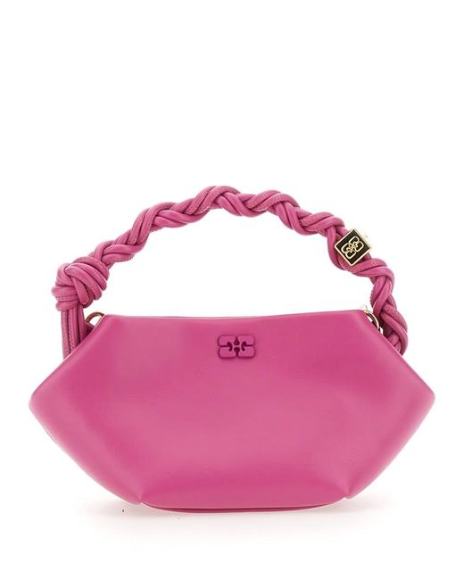 Ganni Pink Mini Bou Bag