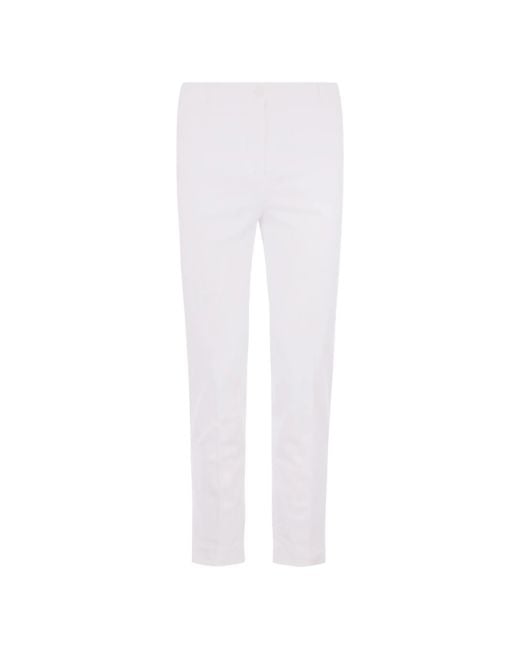 Incotex White Pantalone Pantaloni