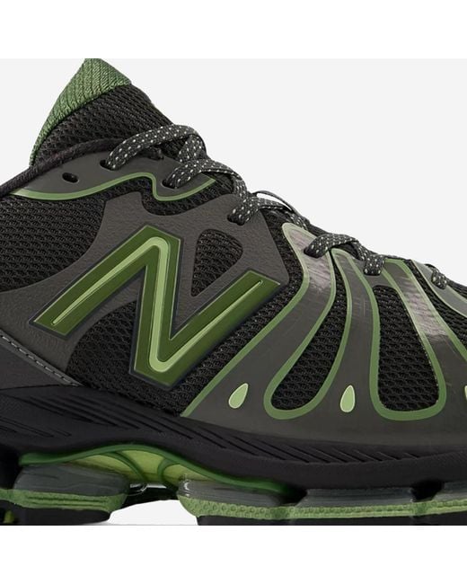 New Balance Green Sneakers 1890 Synthetic/Mesh Trainers