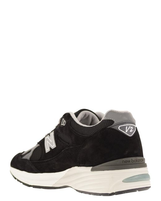 New Balance Black 991V1 Sneakers for men