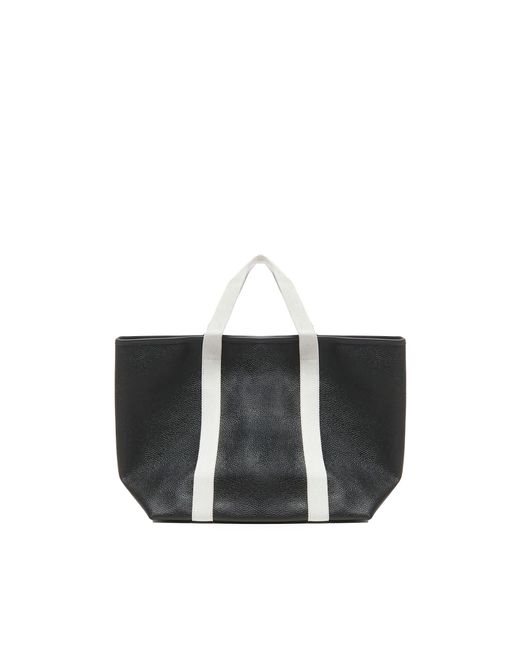 Herve Chapelier Black 615G09 Medium Tote Bag