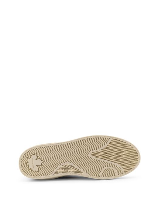 DSquared² Pink Rider Leather Low-Top Sneakers for men