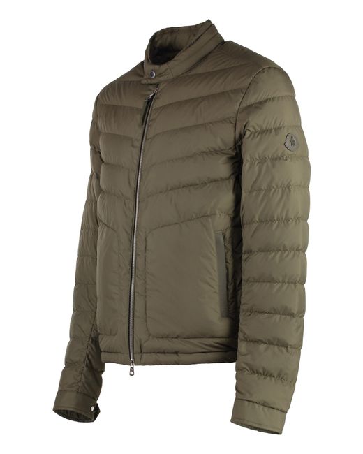 Moncler Maurienne Short Down Jacket in Green for Men | Lyst