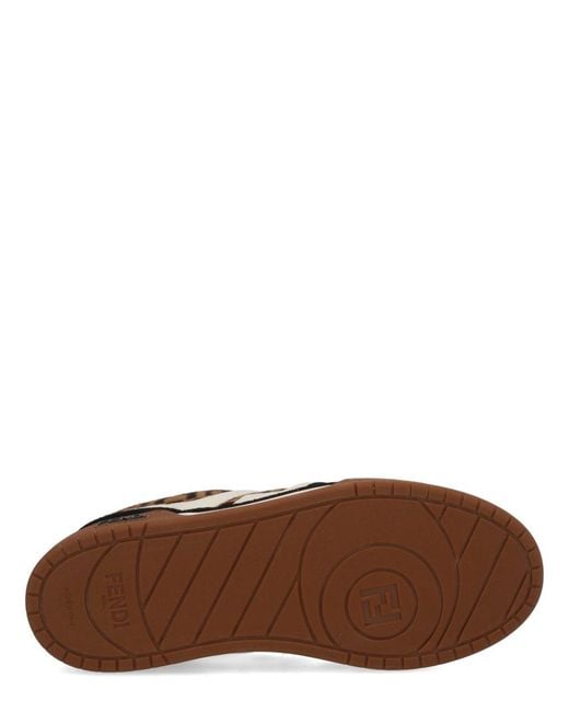 Fendi Multicolor Sneakers Match Leather Trainers