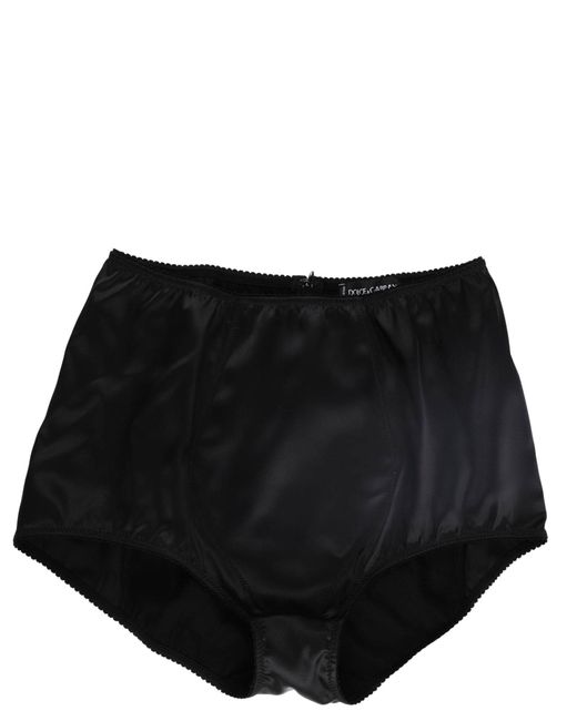 Dolce & Gabbana Silk Black Panties Lyst