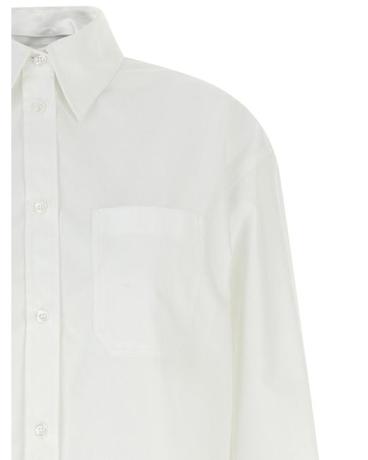 Sportmax White Cotton Blouse