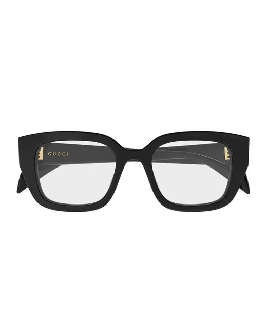 Lineas Gucci Gucci Gucci Gg2021O Linea Institutional Logo 001 Glasses in Black | Lyst UK