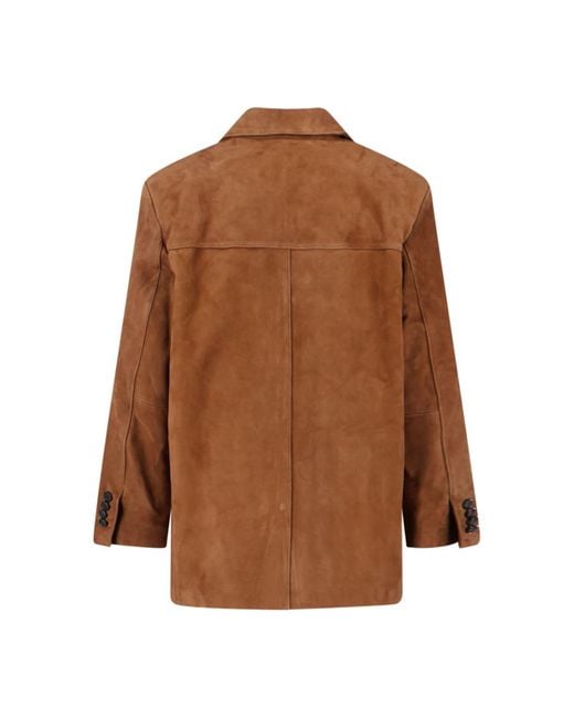 DUNST Brown Suede Jacket