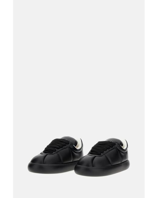 Marni Black Puffy Low-Top Lace-Up Sneakers for men