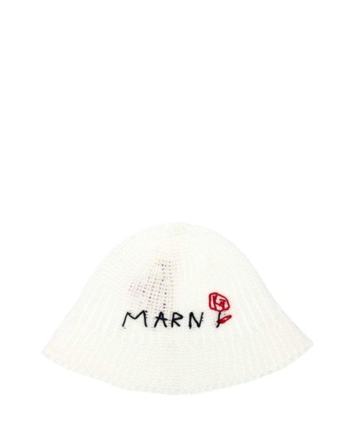 Marni White Hats And Headbands