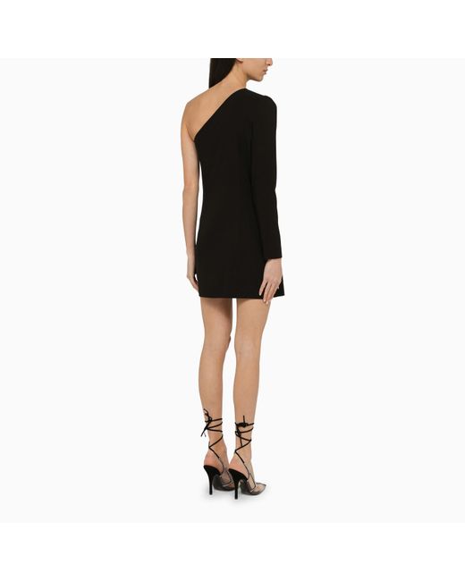 DSquared² Short Black One Shoulder Dress