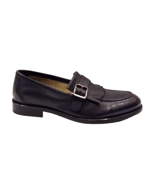 JEROLD WILTON Black Felis Calf Leather Shoe for men