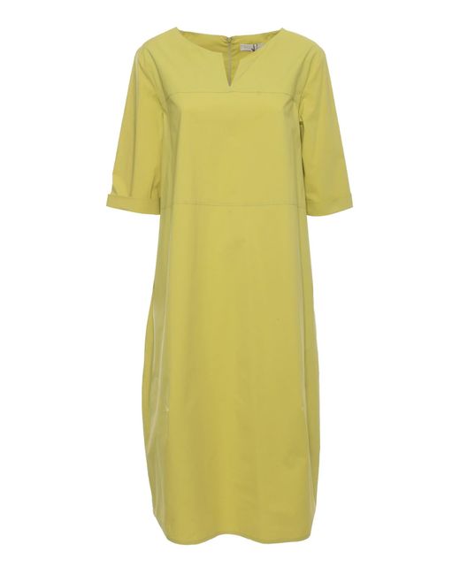 Antonelli Yellow Midi Dress