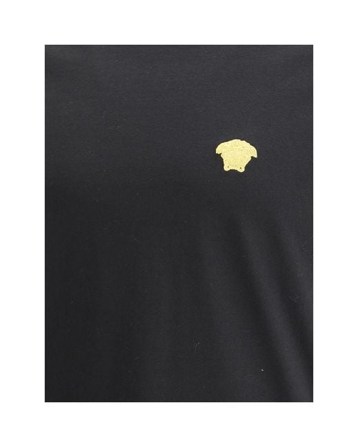 Versace Black Cotton T for men