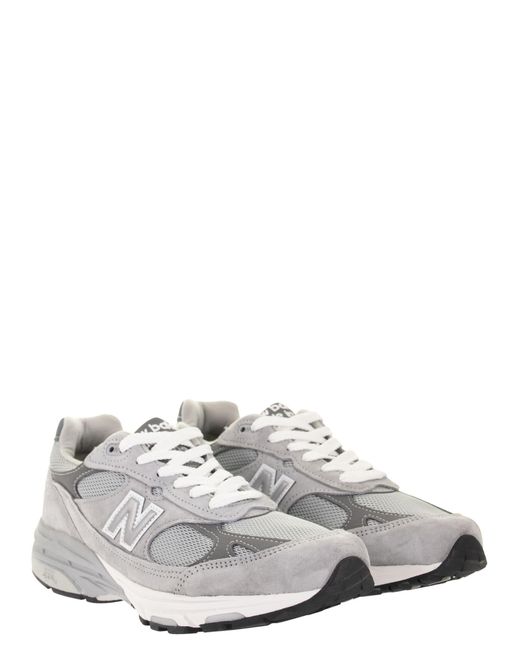 New Balance White 993 Sneakers for men