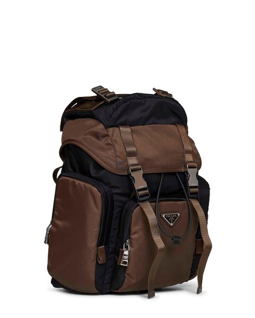 Prada Black Backpack Re-Nylon/Burnt