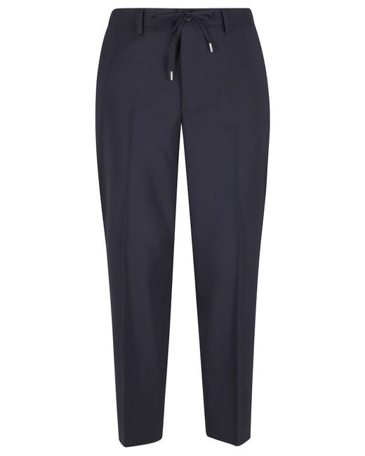 BRIGLIA Blue Pant Ventre Piatto Laccetti Wv Pl Pantaloni for men