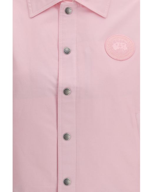 Canada Goose Pink Regency Jacket With Tonal Label