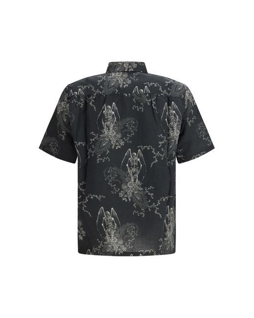 Our Legacy Gray Every Printed Shirt Cotton; Linen for men