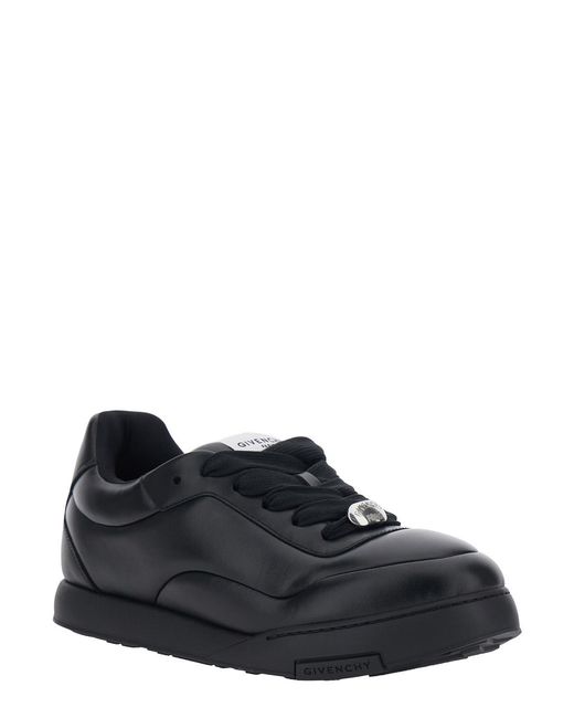 Givenchy Black Low-Top Leather Sneakers Trainers for men