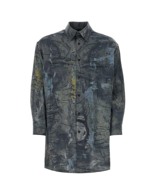 Yohji Yamamoto Gray Camicia for men