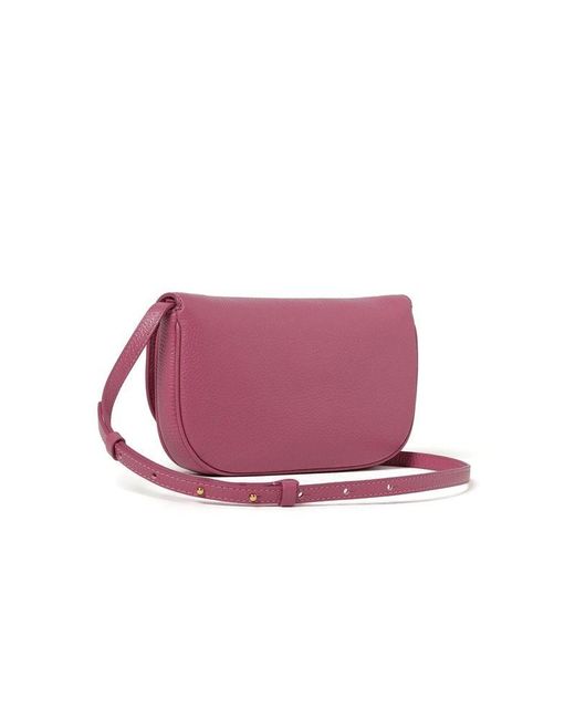 Coccinelle Pink Mini Crossbody Bag Cow Leather Crossbody-Bags
