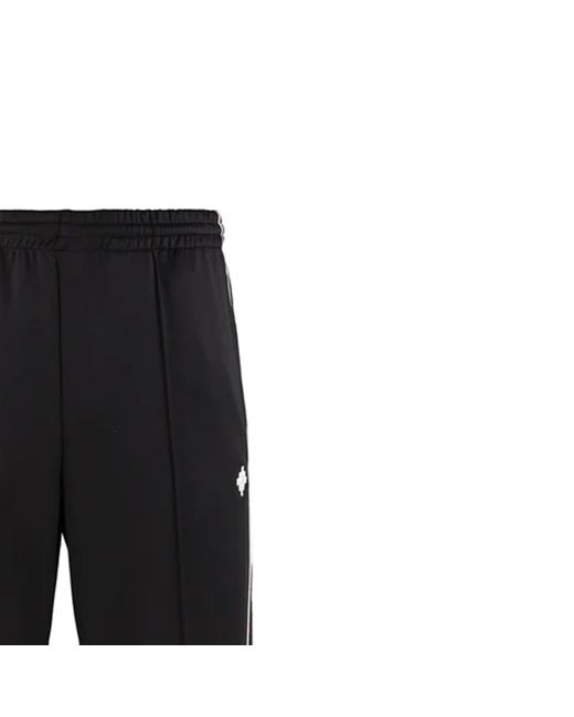 Marcelo Burlon Black Sport Pants for men