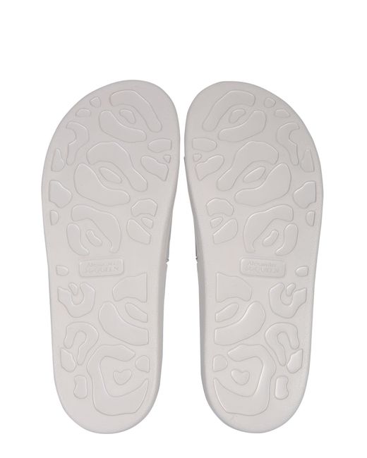 Alexander McQueen White Oversize Hybrid Sandal for men