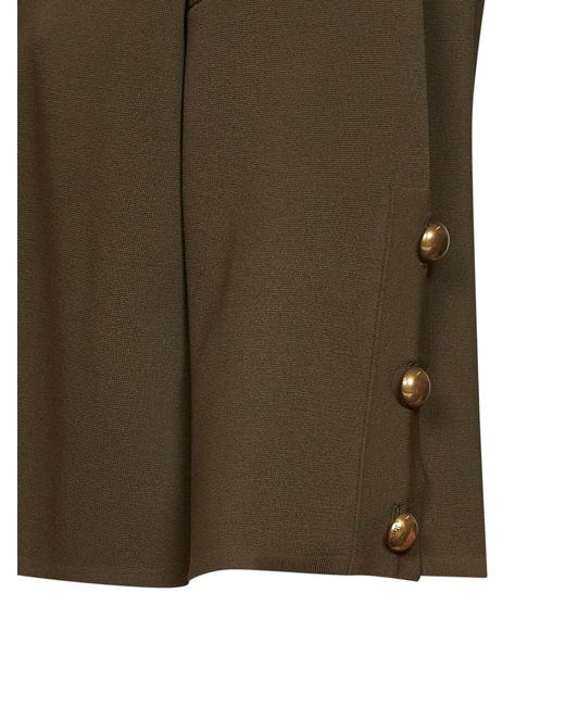 Max Mara Green Top Mxmformo Khaki Viscose Knitwear