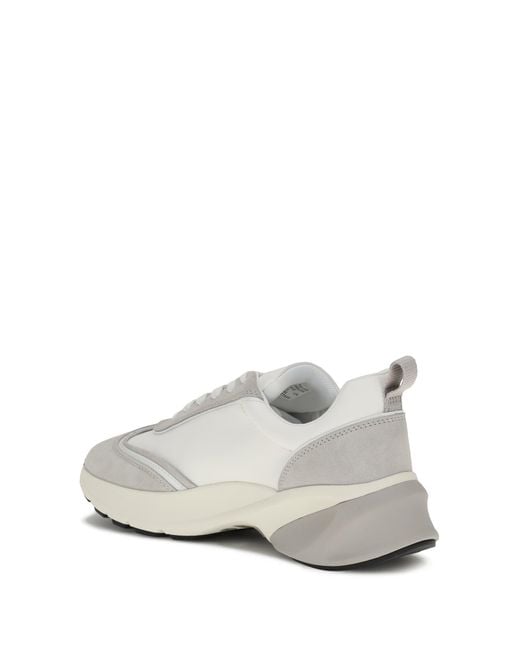 Tory Burch White Good Luck Sneakers Bianco Fossil Stone