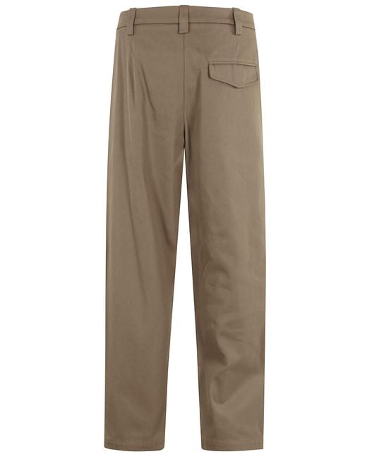 A.P.C. Natural Relaxed Fit Pants With Renato Pattern for men
